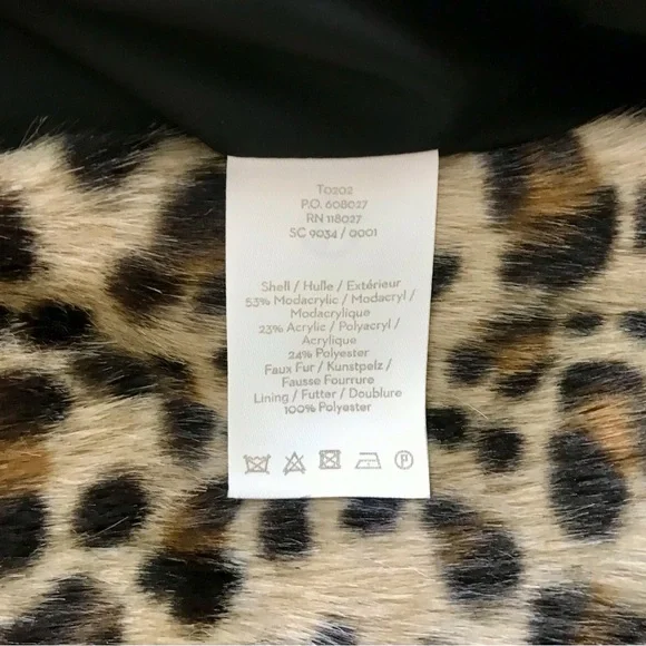NWT Boden “Boxgrove” Faux Fur Leopard Print Coat, 16 - Picture 11 of 12